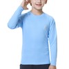 MEETWEE Jungen Mädchen Langarm Rash Guard Weste Kinder Schwimmen Top
