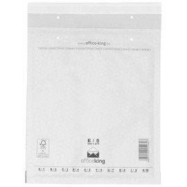 100 Bubble Envelopes White E5 Size 240 x 275 mm DIN B5+ (White, E/5 | 240 x 275 mm)