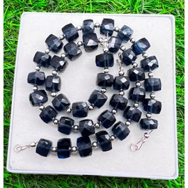 8 Inch 1 Beach London Blue Topaz Quartz 19-22 Pieces Approx Beads Size 6-10 mm Shape Box Cut Faceted Making, Beading & Craft Supplies B0BNIWA12