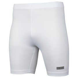 Rhino Base Layer Short Adult Ð Unisex Sport Compression Fit Performance Shorts White Small/Medium