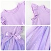 Miipat Toddler Girls Tulle Dress Flutter Sleeve Princess Party Dress