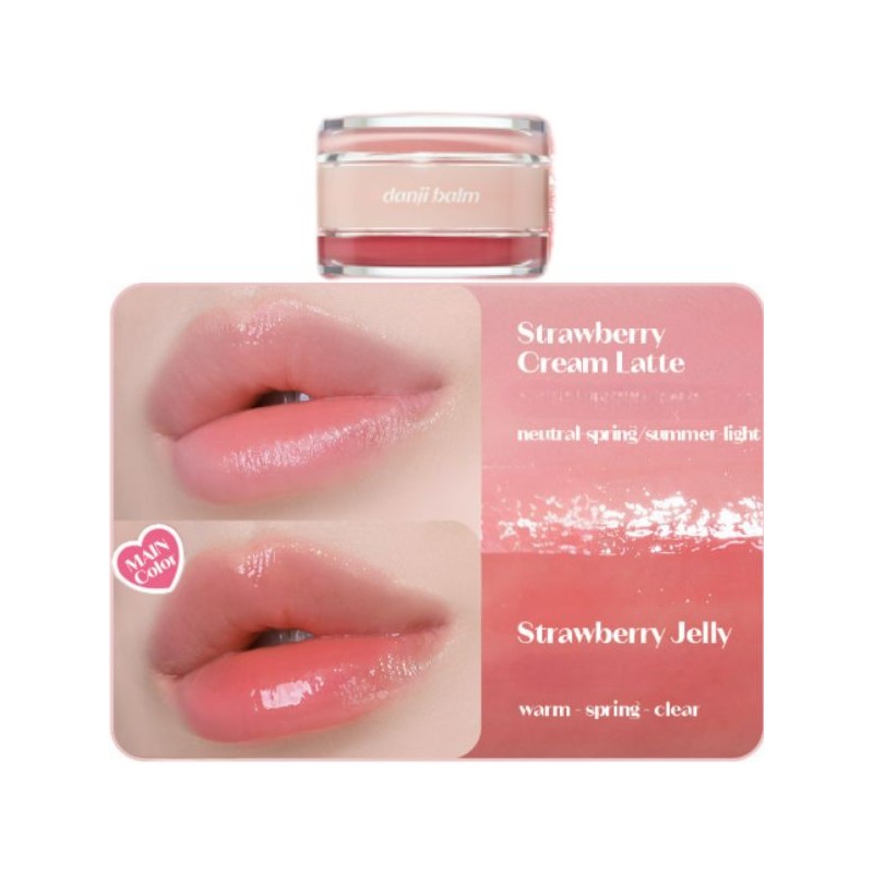 ETUDE Best Duo Danji Balm 3.0g*2colors, Color:04 Raspberry Sand +