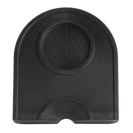 Chazcool Estera para Manipular Café, Esterilla de Café Tamper Holder, Soporte Multi-Función Espesar Antideslizante Resistencia A Desgaste, Almohadilla Espresso de Silicona(Negro)