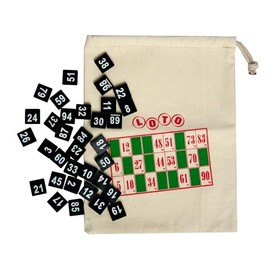 Thomas & Anca Club Supplies Ltd 1-100 Plastic Numbered Discs & Draw String Bag Raffle, Club Draw, Bingo selector