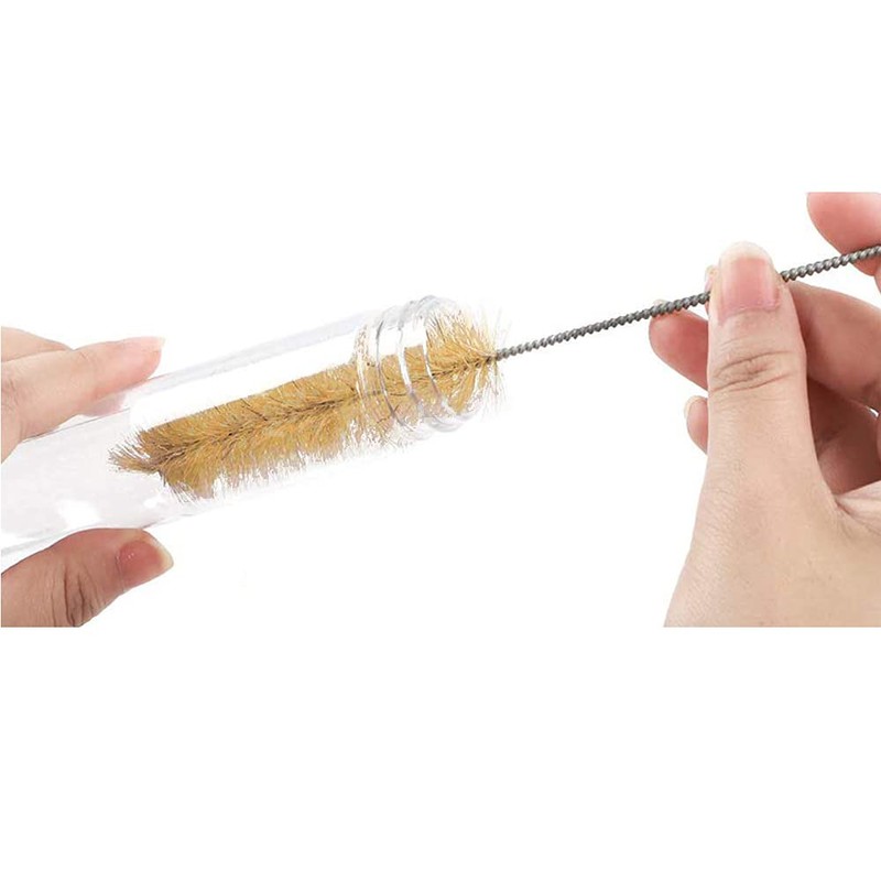 YBCPACK 15 Pcs 100 ML Clear Plastic Test Tubes with