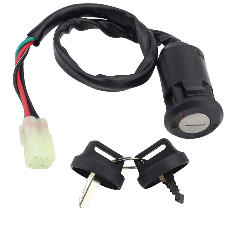 STABSOLI Starter Motor & Solenoid Relay & Ignition Switch for