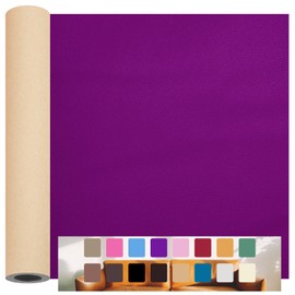 Leather Repair Patch for Furniture, 12×54 Inch Self Adhesive Leather Repair Tape, 1 Roll Vinyl Leather Repair Kit for Sofa Jackets Couches Handbags Kitchen Stools Luggage (Deep Purple)