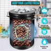 Coffee Canister Airtight 35OZ Large, 2.2 lbs Coffee Storage Container