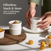 DOWAN Ramekins 4 oz Oven Safe for Creme Brulee Souffle,
