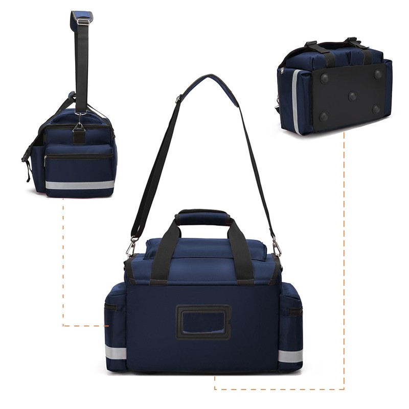 Be-Better Medical Bag Professional Empty First Responder Bag, 17" x