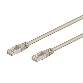 WP Cabling wpc-pat-6asf150 Networking Cable RJ45 Cat. 6 A, Double Shielded S-FTP PIMF, 100% Copper, 500 MHz Gigabit Ethernet LAN, LSZH, 15 m, Grey