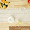 2Pcs Macrame Table Runner, 30x180cm Beige Boho Rustic Table Runner