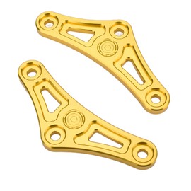 LEDISHUN Motorcycle Low Down Kit for Kawasaki Z900RS/CAFE (18-23) Z900 (17-23) to Improve Footing Rear Low Down Link Rod (Gold)