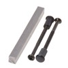 Aqbau® Door Handle Set Long Plate Black Door Handle Door