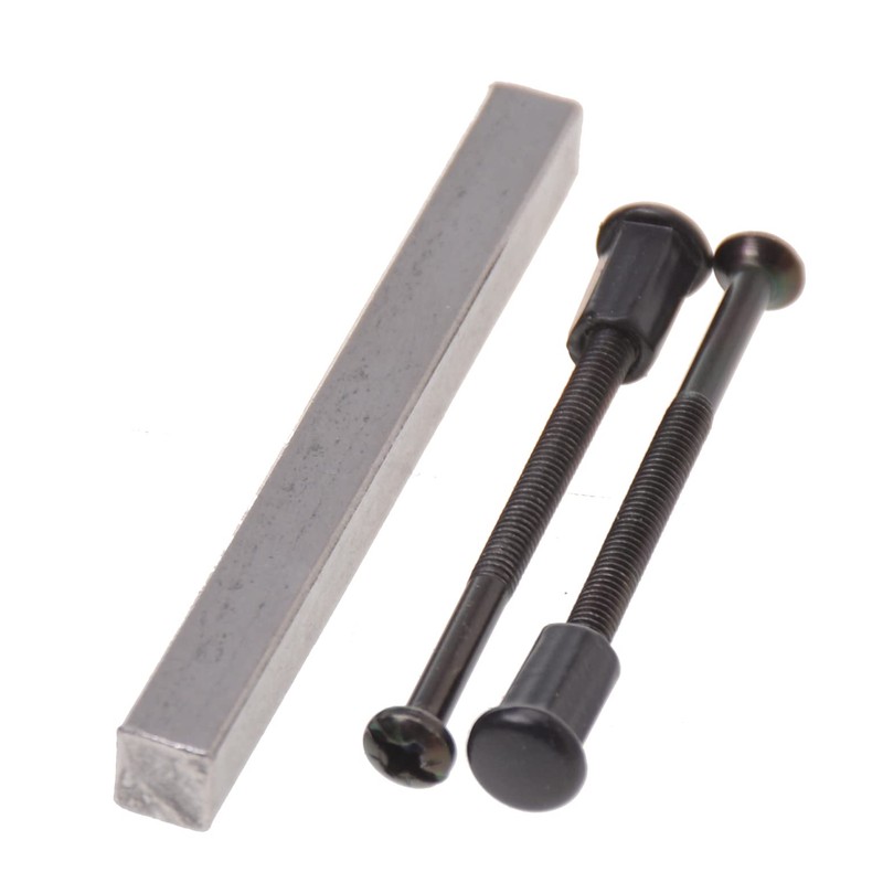 Aqbau® Door Handle Set Long Plate Black Door Handle Door