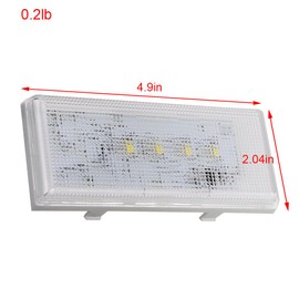 BOVZOR Refrigerator LED Light Replacement for Whirlpool WRS325FDAM04, W10465957, W10522611, PS11755867-2 LED Modules & Control Board Included