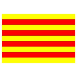 Catalonia Flag (Spain) 5Ft x 3FT by Klicnow
