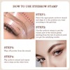 Eyebrow Stencil Kit - Eyebrow Stamp Stencil Shaping Kit -