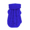 uxcell Twisted Knit Ribbed Cuff Turtleneck Apparel Pet Sweater, XX-Small,
