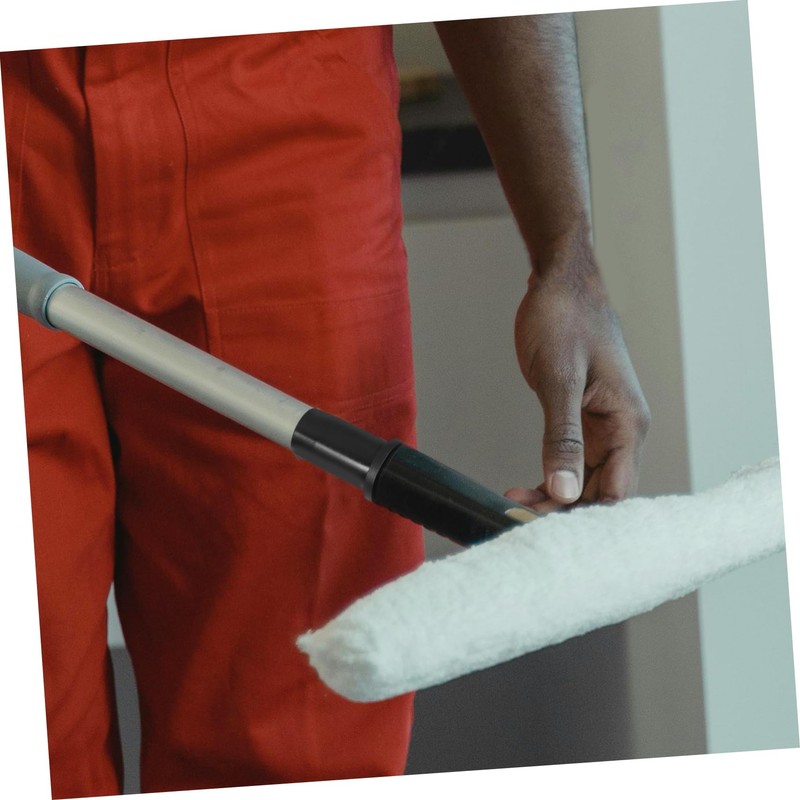 PRETYZOOM 2 Pieces Connector Threaded Handle Ends Pole Adapter for