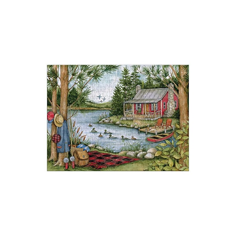 Lang 500PC Puzzle PCNC, Picnic by The Lake, (5039180)