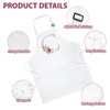 Ysound Initials Apron Women's Cooking Apron Cotton Apron Adjustable Baking