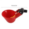 5PCS Plastic Chicken Drinker Cups Bird Automatic Drinkers Water Drinking