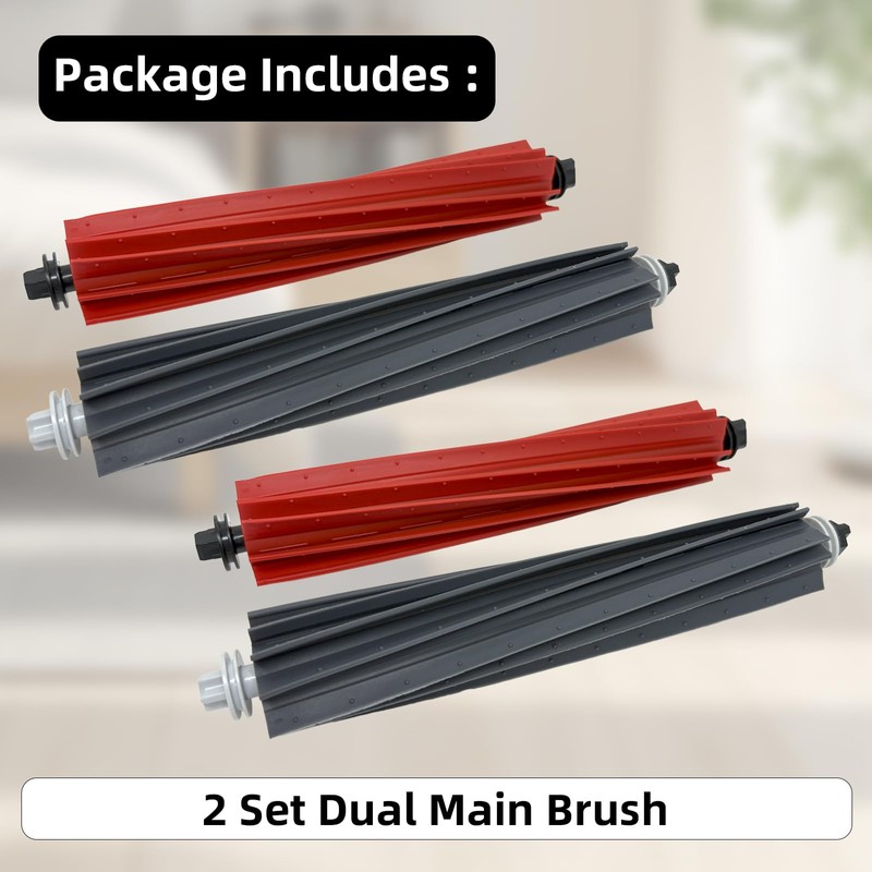EXPILOVI 2SET S8 Pro Ultra Dual Main Brush Replacement for