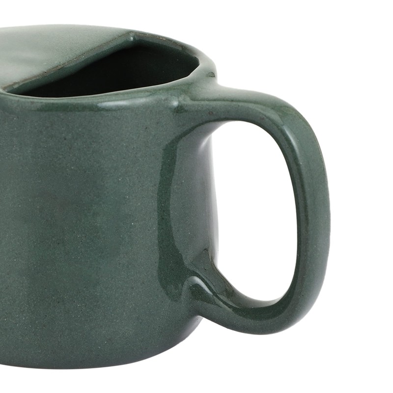 HealthGoodsIn Ceramic Neti Pot, Spill Proof with 5 Sachet Neti