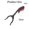 2PCS Short Litter Pickers, 11.8 inches Litter Pickers for Adults