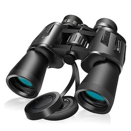 Bluelander Binoculares de Largo Alcance Portátiles Prismáticos 7X, 20 x 50, Impermeables, Profesionales de Alta Definición Enfoque Manual para Campamentos, Excursiones, Senderismo, Observar de Aves