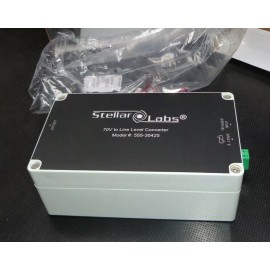 Stellar Labs 70V TO LINE LEVEL CONVERTER audio amp PA Speaker XLR/RCA Adapter recording MOH