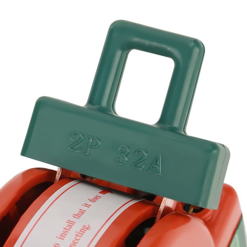 2 Pcs 32A 220V 2 Pole Disconnect Double Switch Knife