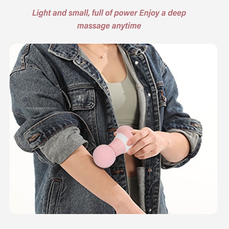 Mini Hand Held Massager Muscle Relaxation Circular Cordless Fascia Vibration