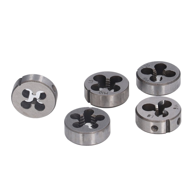 12Pcs Drill Tap Die Wrench Manual Thread Tapping Tool Set