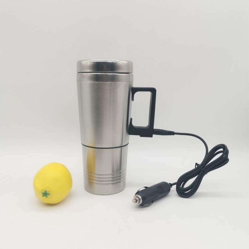 Car Heating Cup Large Capacity Leakage Proof Safe Stainless Steel