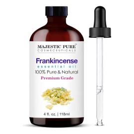 Aceite Esencial de Incienso Majestic Pure 118ml Botella Ámbar y Gotero