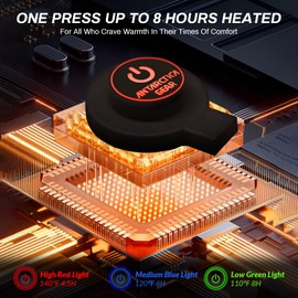 Antarctica Gear Heated Winter Liners for Men and Women - 3200mAh Rechargeable Battery Included, Hand Warm Gloves for Cold Weather (S)