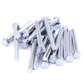 M5 (5mm x 50mm) Hex Bolt (Fully Threaded Setscrew) - Steel (Pack of 20)