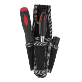 Black Multifunctional Electrician Tool Bag Waist Bag Belt Storage Holder Maintenance