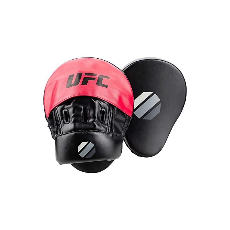 UFC UHK-69754 Curve Focus Mitt, BLACK×RED, Black, Black UHK-69754, Post