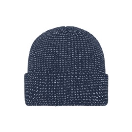 myrtle beach Reflective Winter Beanie Navy, navy