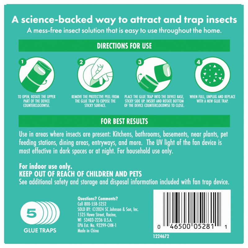 STEM Glue Trap Reﬁll Pads for STEM Flying Insect Fan