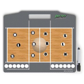 Pro-Tuff Decals Coaches Helper Magnetic Volleyball Board for Plays and Court Position Volleyball Magnet Board Volleyball Play Board