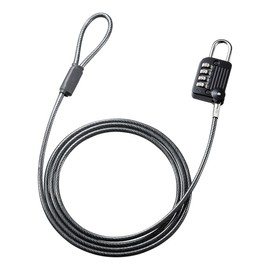 sanwasapurai Wire One-Piece Dial Lock (Black) SLE – 32S