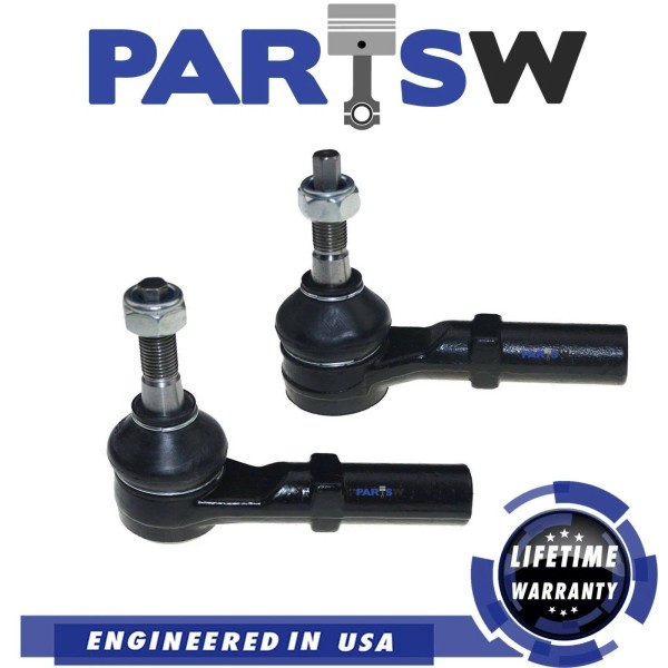 PartsW 2 New Steering Outer Tie Rod Ends for Dodge