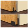 Barn Door Floor Guide Heavy Duty Floor Guide Black Carbon