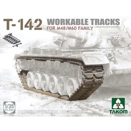 (Takom) BT2164 1/35 Rigible Tracks for T-142 M48/M60 Tanks / (타콤)BT2164 1대35 T-142 M48M60 전차용 가동식 트랙