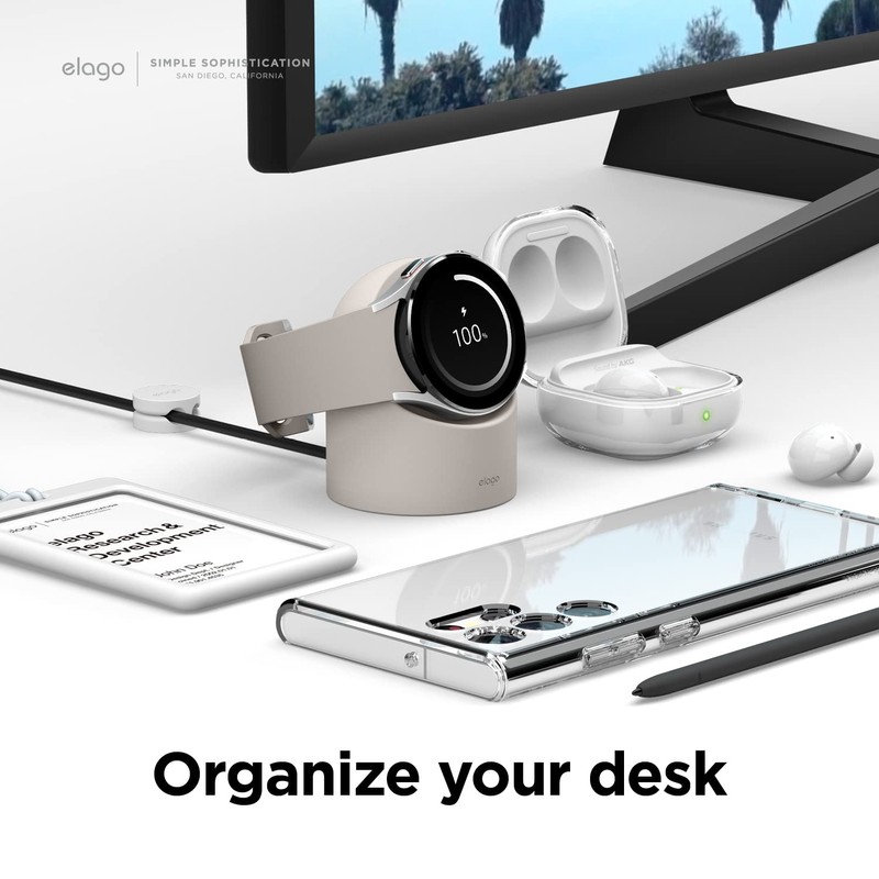 elago Charging Station Compatible with Galaxy Watch 4 / Classic