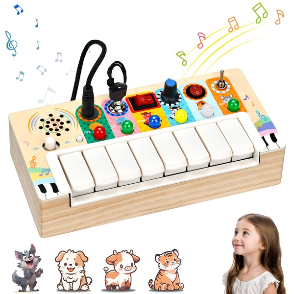 Montessori Toy from 1 Year with Music LED Light Switch